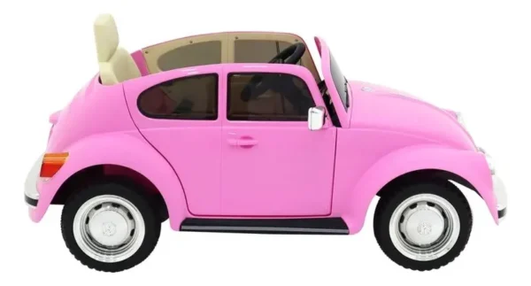 Carrinho Elétrico Volkswagen Fusca Beetle Rosa - Image 3