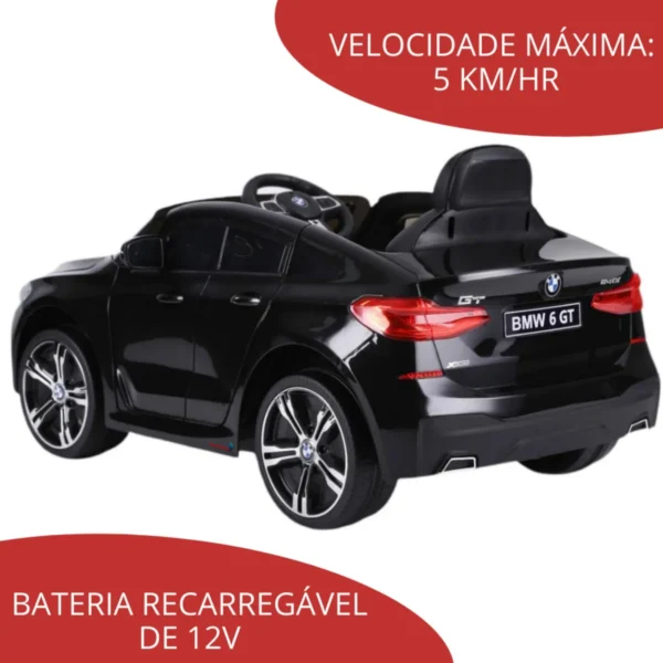 Carrinho Elétrico Infantil Bmw 6 Gt - Image 9