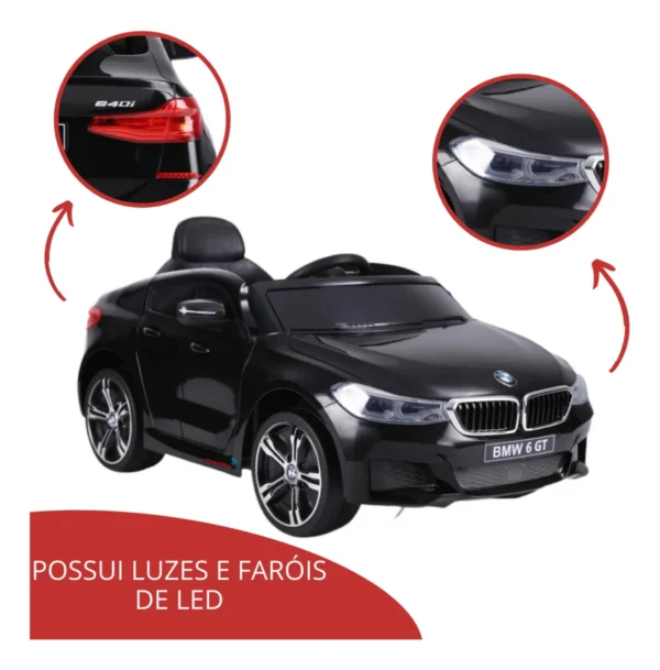Carrinho Elétrico Infantil Bmw 6 Gt - Image 6
