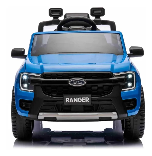 Carro Elétrico Infantil Com Controle Remoto Ford Ranger 12v Cor Azul - Image 3