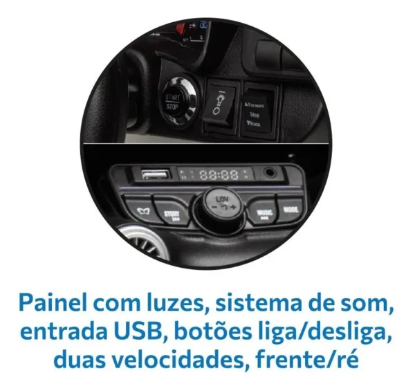 Carro Mercedes Amg 2 Lugares Eletrico 12v Bandeirante - Image 5