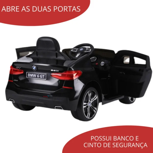 Carrinho Elétrico Infantil Bmw 6 Gt - Image 7