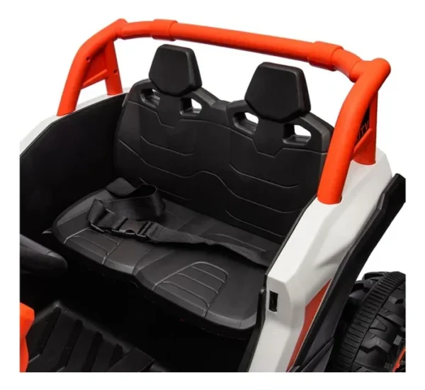 Carrinho Elétrico Infantil Mini Bug Utv Laranja/branco 12v - Image 5