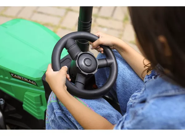 Trator Elétrico Infantil Verde Com Controle Remoto 12v Zippy Toys 110/220v - Image 8