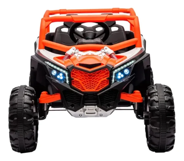 Carrinho Elétrico Infantil Mini Bug Utv Laranja/branco 12v - Image 2