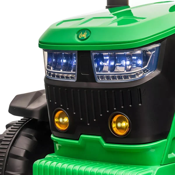 Trator Elétrico Infantil Verde Com Controle Remoto 12v Zippy Toys 110/220v - Image 2